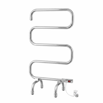 Devanti Home & Garden > Laundry & Cleaning > Drying Racks & Hangers Devanti Electric Heated Towel Rail Rack 5 Bars Freestanding Clothes Dry Warmer
