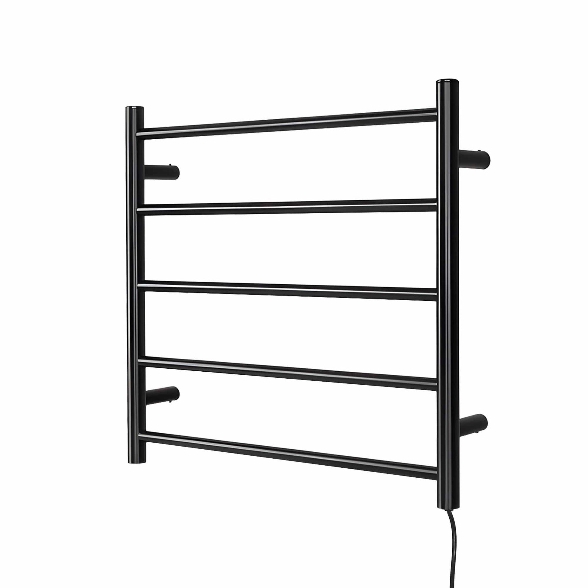 Devanti Home & Garden > Laundry & Cleaning > Drying Racks & Hangers Devanti Electric Heated Towel Rail Rack 5 Bars Wall Mounted Clothes Dry Warmer