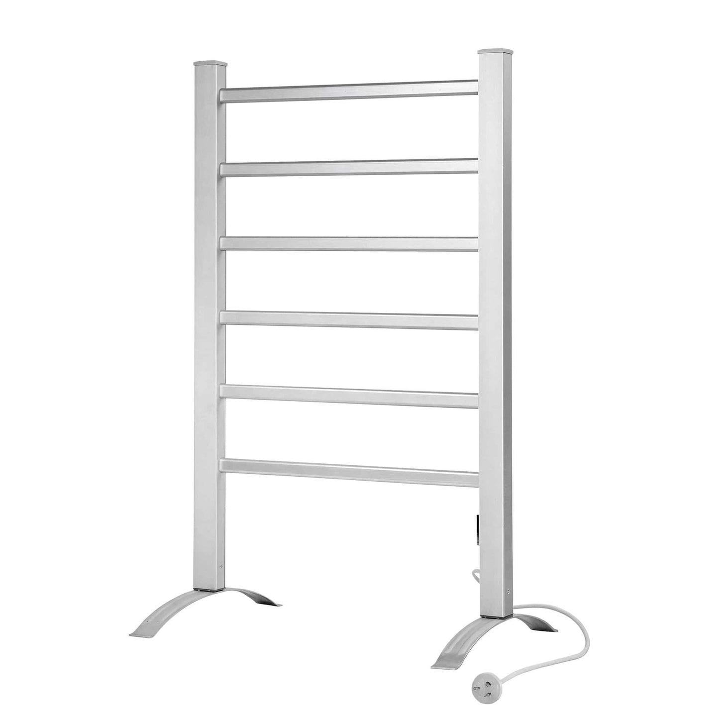 Devanti Home & Garden > Laundry & Cleaning > Drying Racks & Hangers Devanti Electric Heated Towel Rail Rack 6 Bars with Timer Clothes Dry Warmer