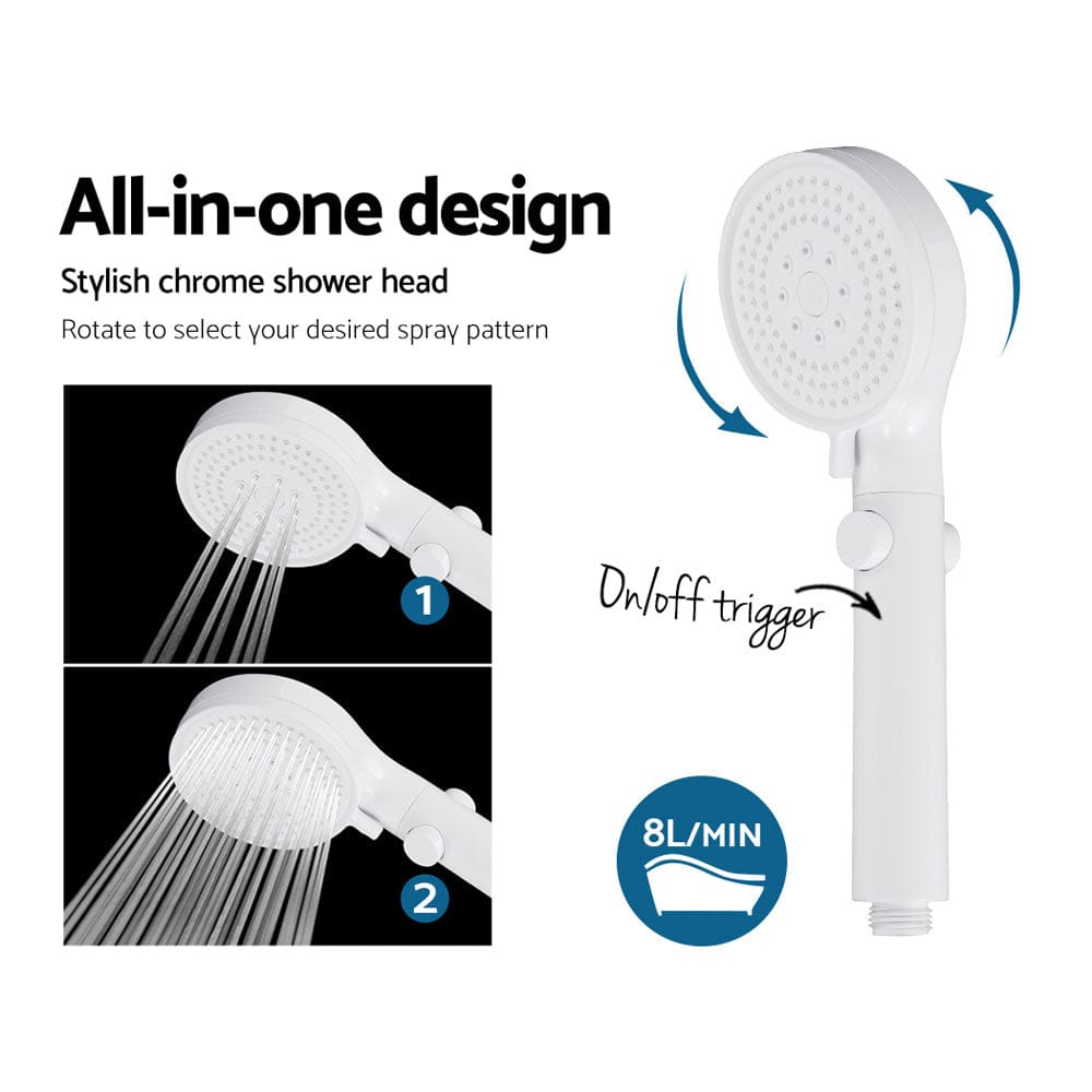 Devanti Outdoor Recreation > Camping > Camping Appliances Devanti Portable Gas Water Heater 8L/Min LPG System Black