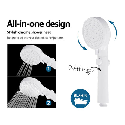 Devanti Outdoor Recreation > Camping > Camping Appliances Devanti Portable Gas Water Heater 8L/Min LPG System Black