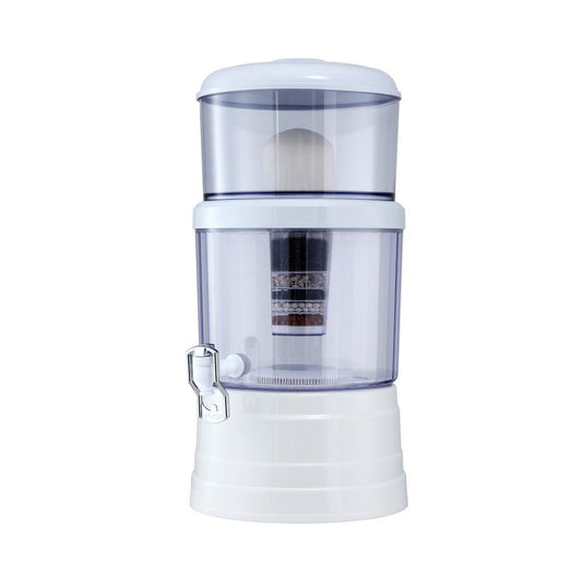 Devanti Tools > Industrial Tools > Water Filtration Accessories Devanti Benchtop Water Filter 16L Gravity Multi-Stage BPA-Free Home Camping
