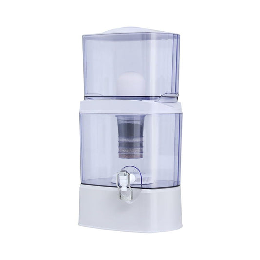 Devanti Tools > Industrial Tools > Water Filtration Accessories Devanti Benchtop Water Filter 24L Gravity Multi-Stage BPA-Free Home Camping