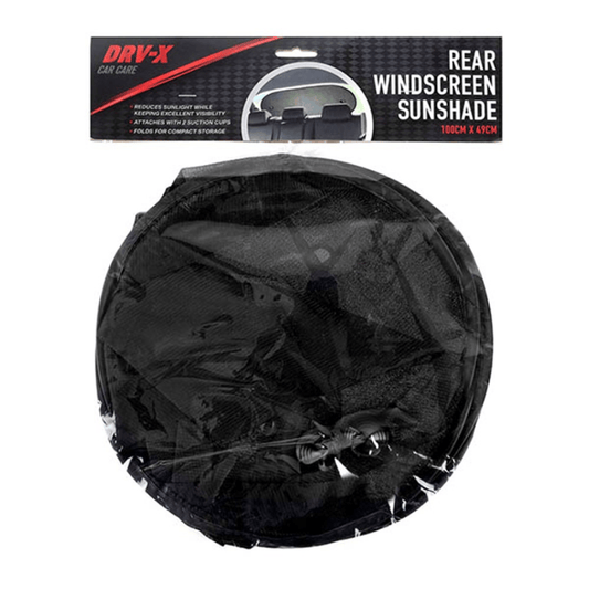 DRV-X Sunshield Car Rear Window Sun Shade Mesh Blind Suction Cup Back Seat Sunshade 100x50cm