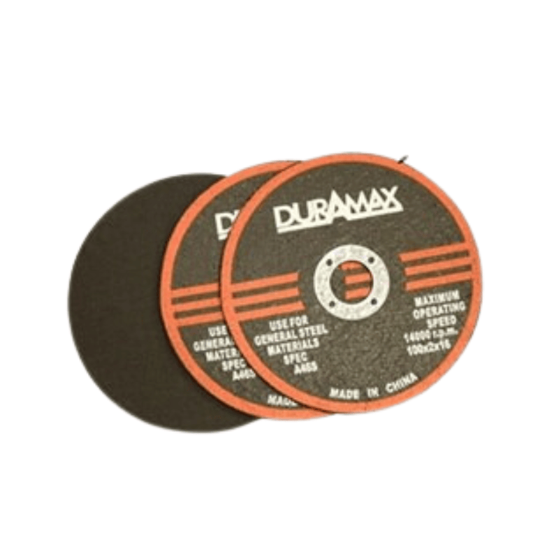 Duramax Grinding Wheels 3x 100mm Cutting Discs Wheel Thin Angle Grinder Cut Off Metal Steel Tool Flap