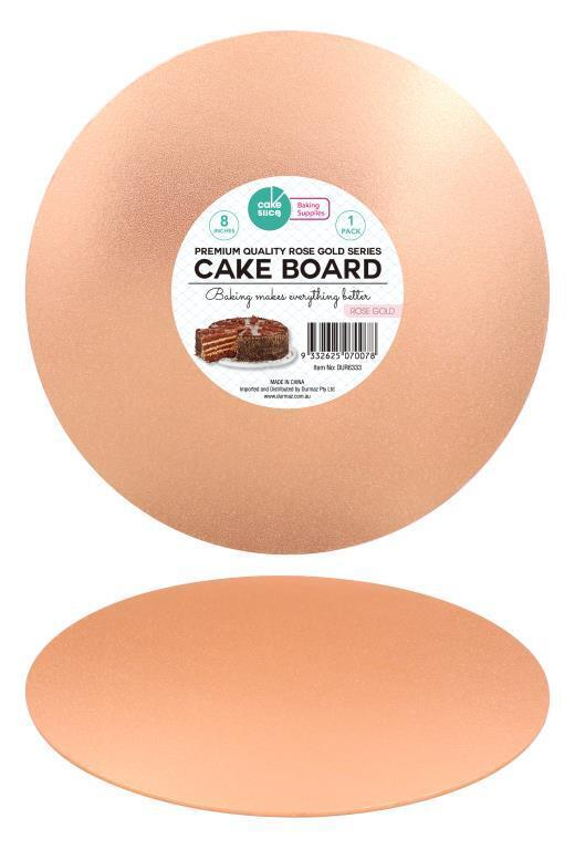 Durmaz Cake Boards Round Cake Boards Board Cardboard 8 inch Birthday Wedding Rose Gold Color Baking