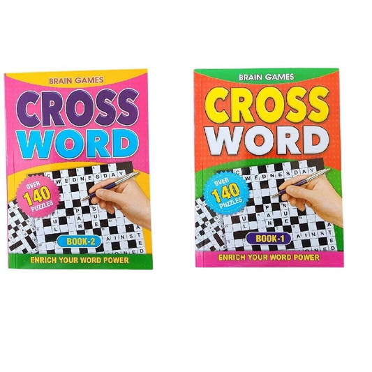 Durmaz Cross Word Puzzle Book Stimulating Stress Relaxing Over 140 Puzzles Travel A5