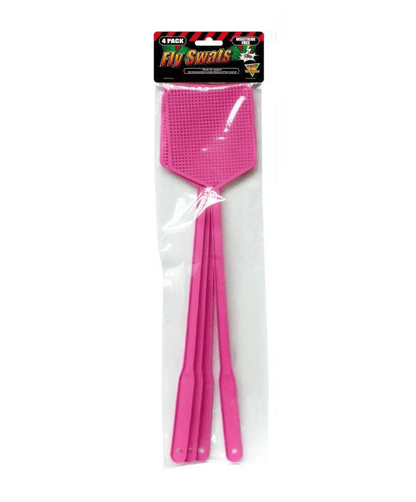 Durmaz Fly Swatter 4 X Plastic Mosquito Fly Swatter Handle Insect Swat Killer Bug Catcher
