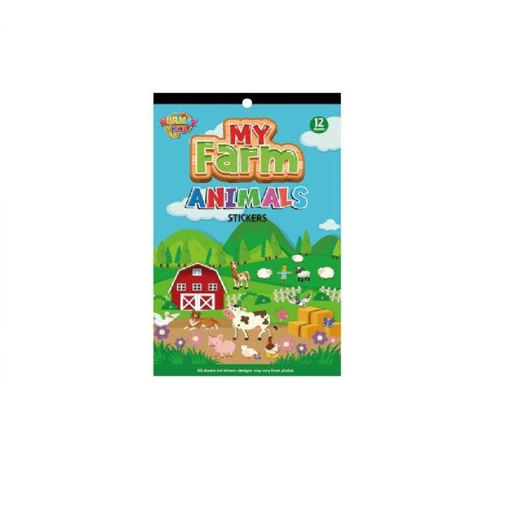 Durmaz kids Farm Sticker Book Bulk School Fairy Animal Teacher Merit Resource Good Kids Children