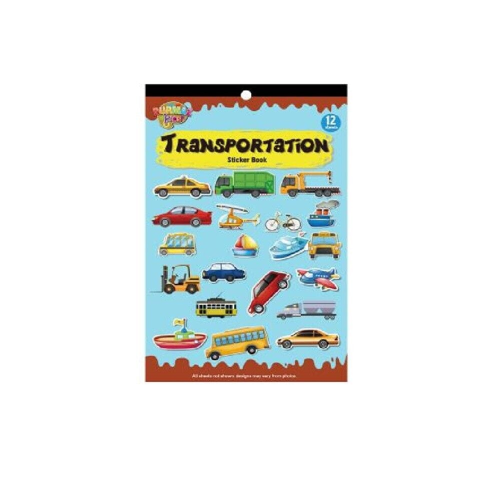 Durmaz kids Transportation Sticker Book Bulk School Fairy Animal Teacher Merit Resource Good Kids Children