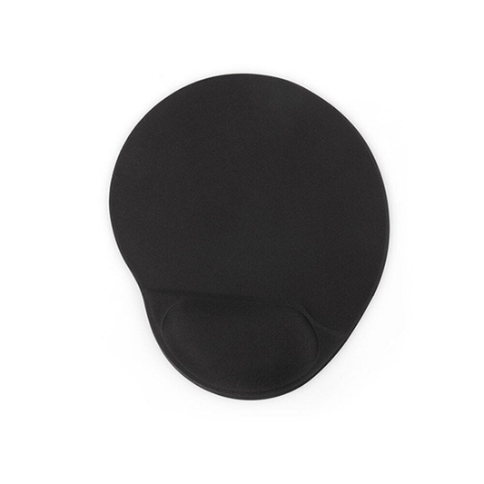 Durmaz Mouse pad Black 2x Computer PC Laptop Comfort Wrist Soft Rest Soft Support Mat Solid Mouse Pad