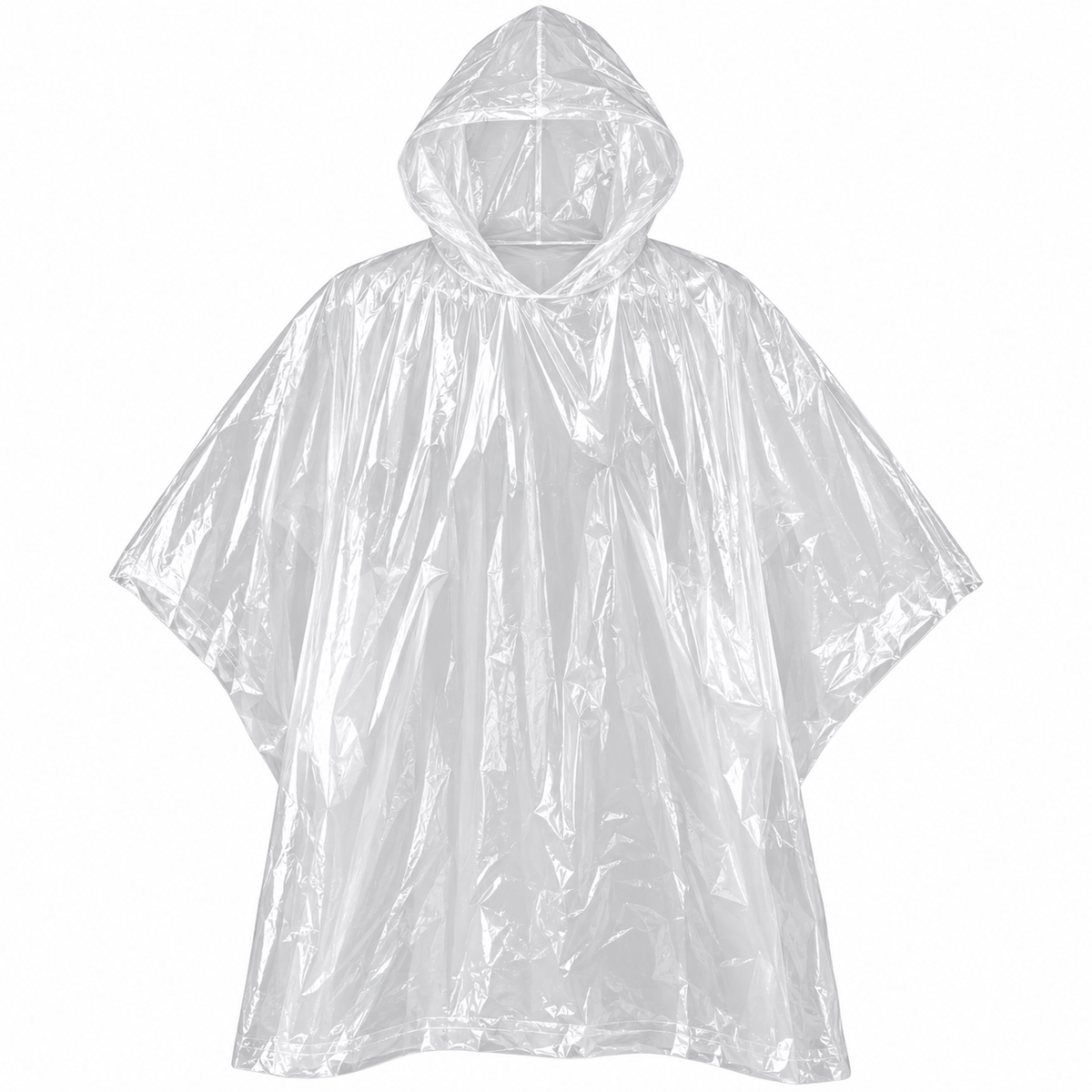 Durmaz Poncho Disposable Emergency Rain Coats Adult Size Raincoat Poncho Camping Hiking Hood