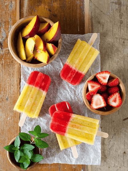 Durmaz Popsicle sticks 100 Wooden Craft Sticks Paddle Pop Popsicle Coffee Stirrers Ice Cream Wax Stick