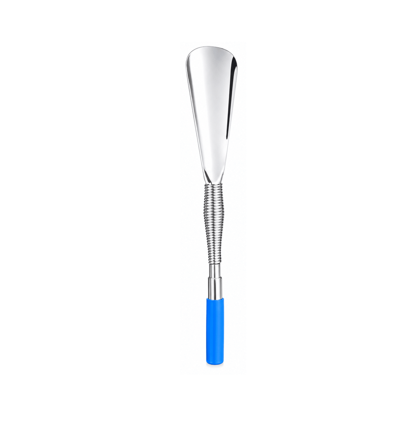 Durmaz Shoe Horn Blue 31cm Premium Stainless Steel Extendable Shoe Horn Shoes Spoon Shoehorn