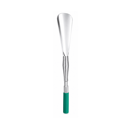 Durmaz Shoe Horn Green 31cm Premium Stainless Steel Extendable Shoe Horn Shoes Spoon Shoehorn