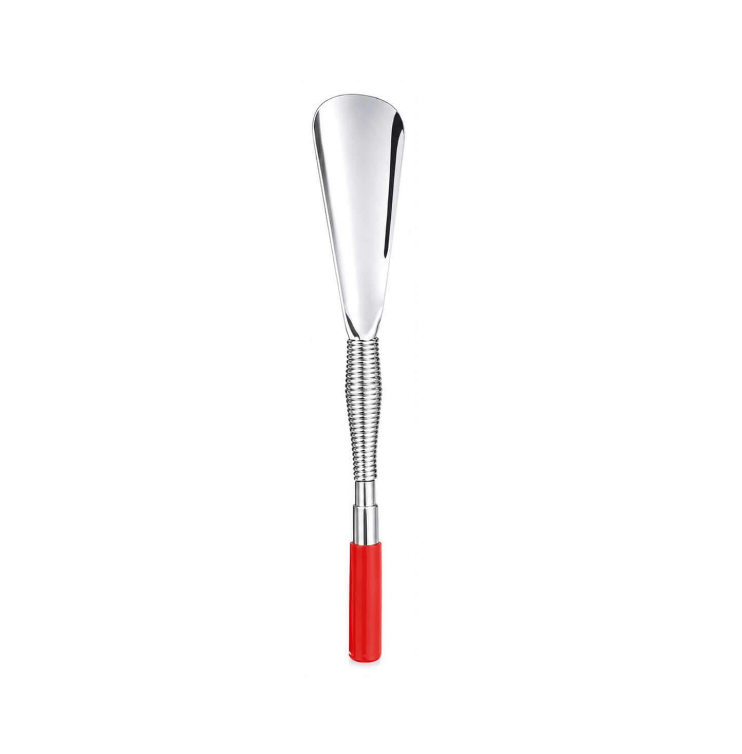 Durmaz Shoe Horn Red 31cm Premium Stainless Steel Extendable Shoe Horn Shoes Spoon Shoehorn