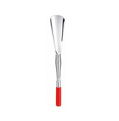 Durmaz Shoe Horn Red 31cm Premium Stainless Steel Extendable Shoe Horn Shoes Spoon Shoehorn