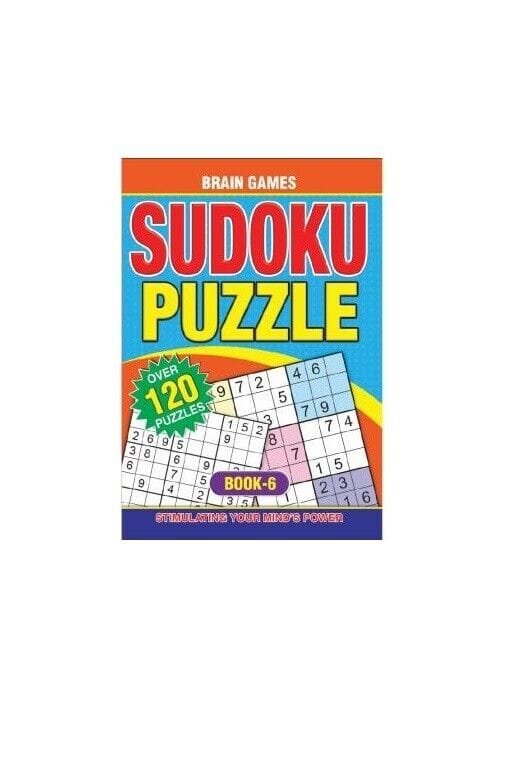 Durmaz Sudoku Sudoku Large Puzzle Book Stimulating Stress Relaxing Over 120 Puzzles Travel BK6