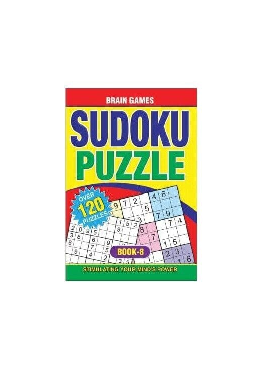 Durmaz Sudoku Sudoku Large Puzzle Book Stimulating Stress Relaxing Over 120 Puzzles Travel BK8