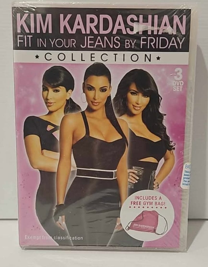 DVD Kim Kardashian Fit In Your Jean By Friday - 3 DVD Box Collection