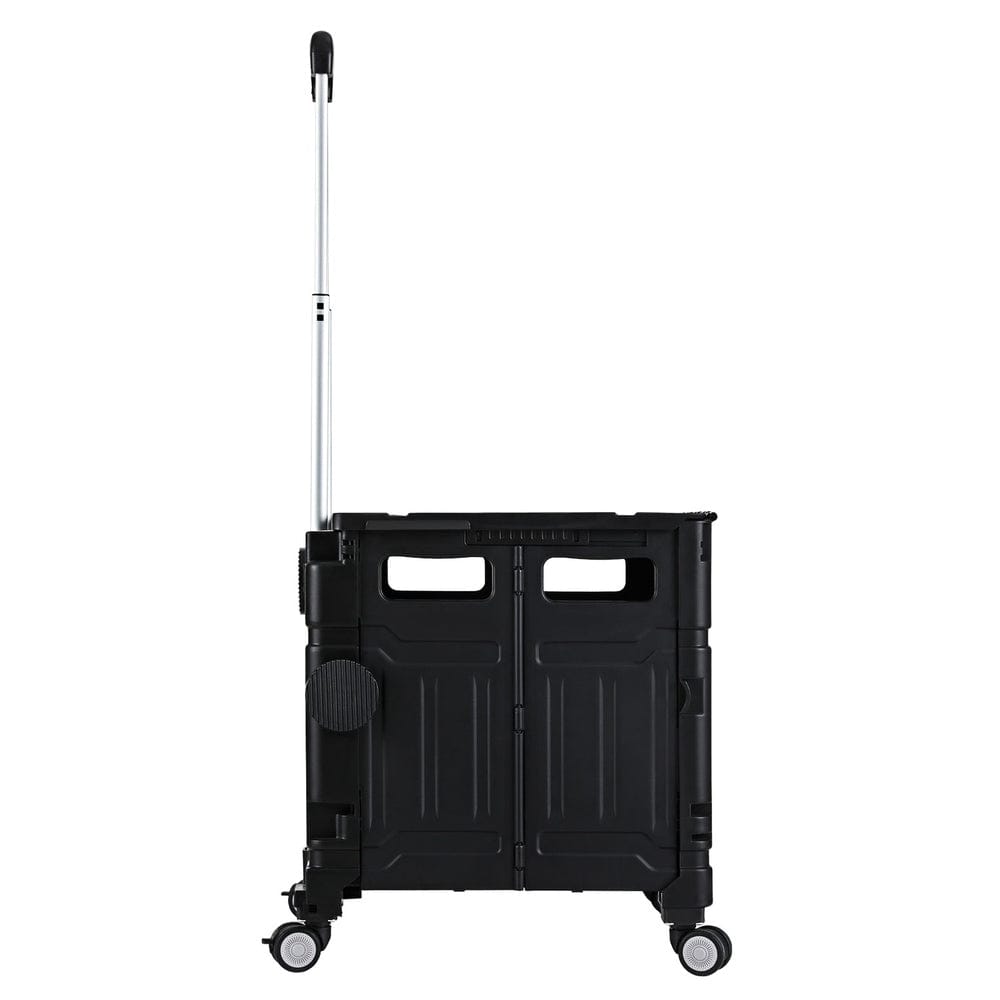 Emajin Furniture > Dining > Kitchen & Dining Trolleys Emajin Shopping Trolley Cart 75L Foldable Black