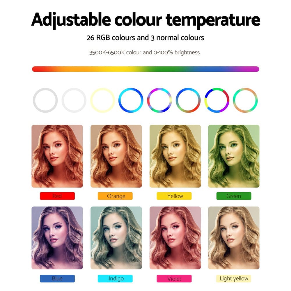 Embellir Audio & Video > Photography > Camera Accessories Embellir Ring Light 10" Tripod Stand