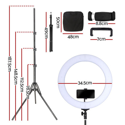 Embellir Audio & Video > Photography > Camera Accessories Embellir Ring Light 14" Tripod Stand