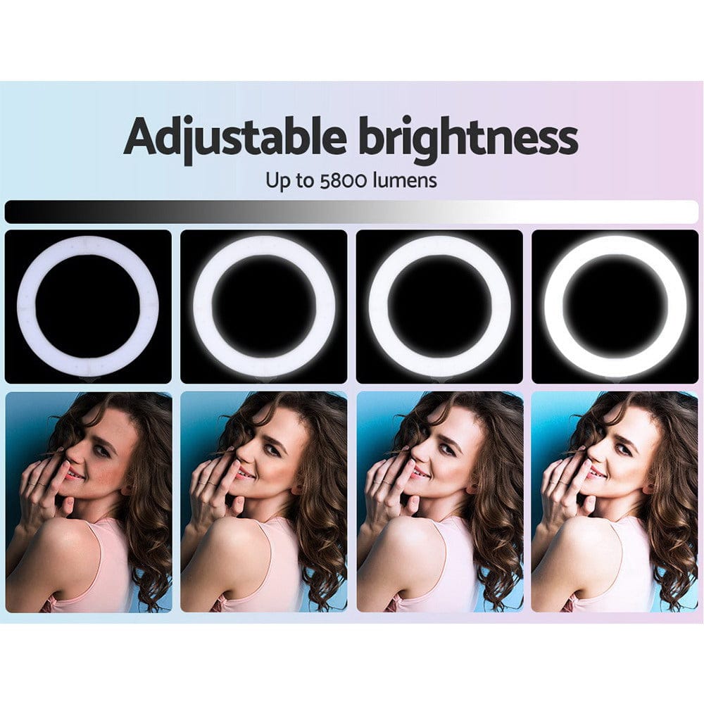 Embellir Audio & Video > Photography > Camera Accessories Embellir Ring Light 19" Tripod Stand Black
