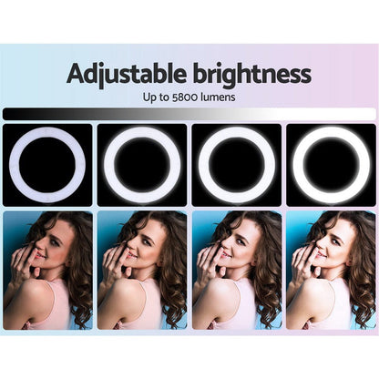 Embellir Audio & Video > Photography > Camera Accessories Embellir Ring Light 19" Tripod Stand Black
