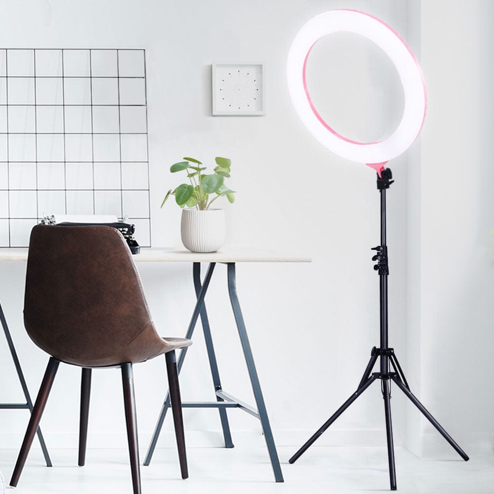 Embellir Audio & Video > Photography > Camera Accessories Embellir Ring Light 19" Tripod Stand Pink
