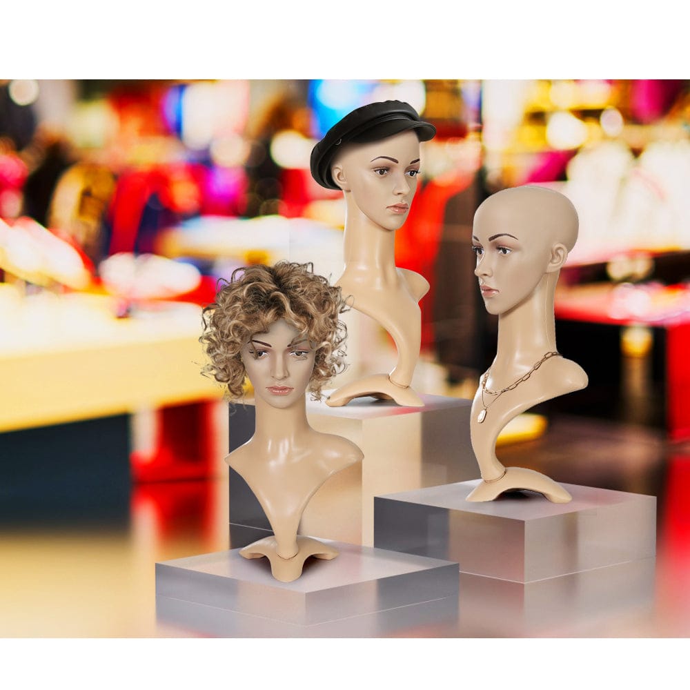 Embellir Commercial > Commercial Others > Mannequins Embellir Female Mannequin Head Dummy Model Display Shop Stand Professional Use