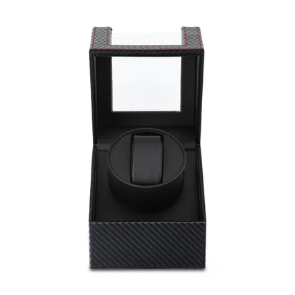 Embellir Fashion > Men's Fashion > Men's Accessories Embellir Watch Winder Box Automatic Single Quiet Carbon Fibre Black