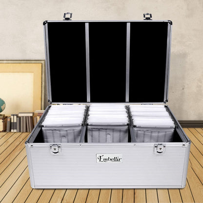 Embellir Gift & Novelty > DVDs, CDs and Blurays > Sci-Fi DVDs & Blu-rays Embellir CD Case DVD Cases Storage Box 500 Discs Aluminium Case DVD Folders