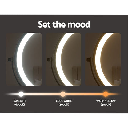 Embellir Health & Beauty > Makeup > Makeup Mirrors Embellir Extendable Makeup Mirror 10X Magnifying Double-Sided Bathroom Brown