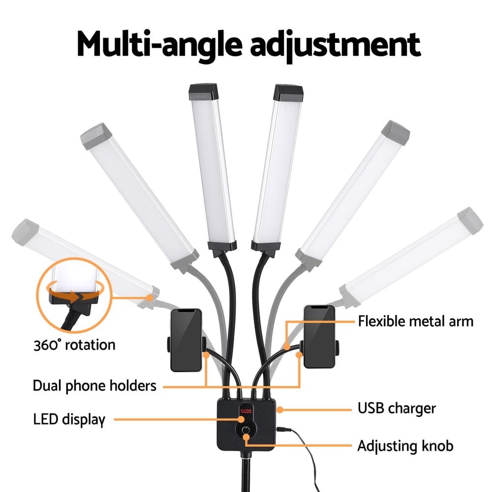 Embellir Health & Beauty > Makeup > Makeup Mirrors Embellir LED Beauty Light for Makeup Tattoo Eyelash Extensions Salon Spa Studio