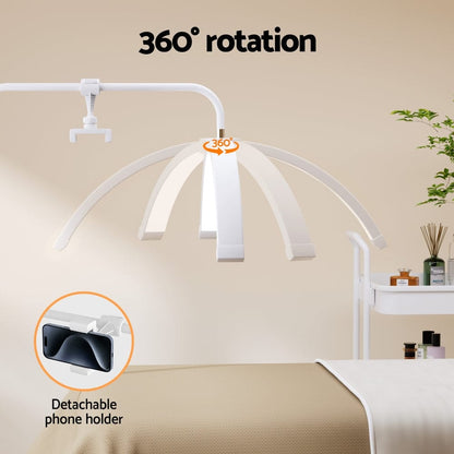 Embellir Health & Beauty > Makeup > Makeup Mirrors Embellir LED Beauty Light Half Moon Lamp Makeup Tattoo Eyelash Extensions Salon