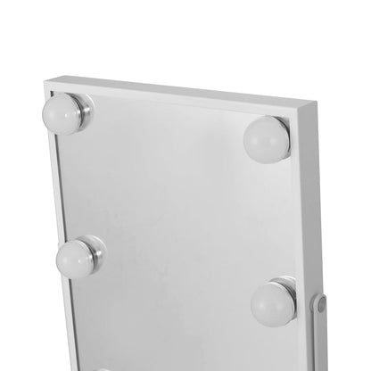 Embellir Home & Garden > Decor > Mirrors Embellir Bluetooth LED Makeup Mirror Mirrors Lighted Vanity Hollywood 25X30CM