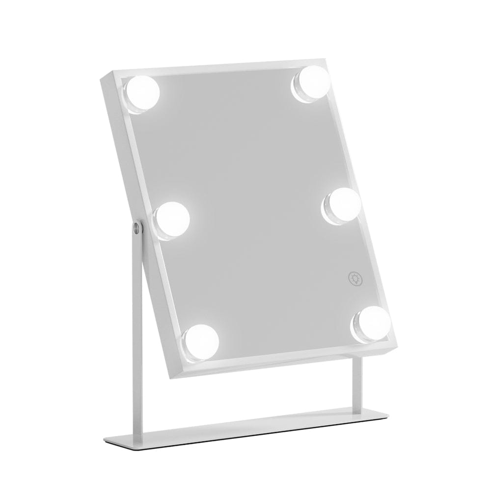 Embellir Home & Garden > Decor > Mirrors Embellir Bluetooth LED Makeup Mirror Mirrors Lighted Vanity Hollywood 25X30CM
