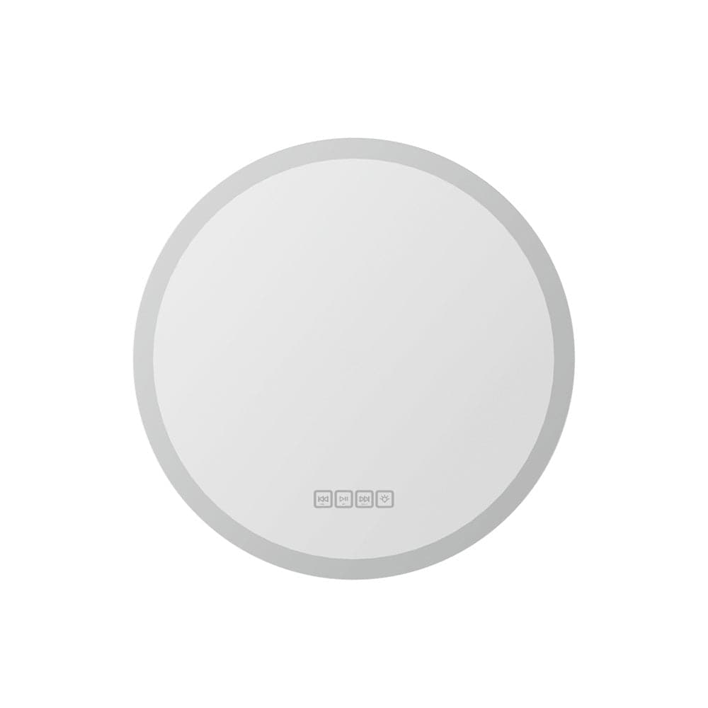 Embellir Home & Garden > Decor > Mirrors Embellir Bluetooth LED Wall Mirror With Light 50CM Bathroom Decor Round Mirrors