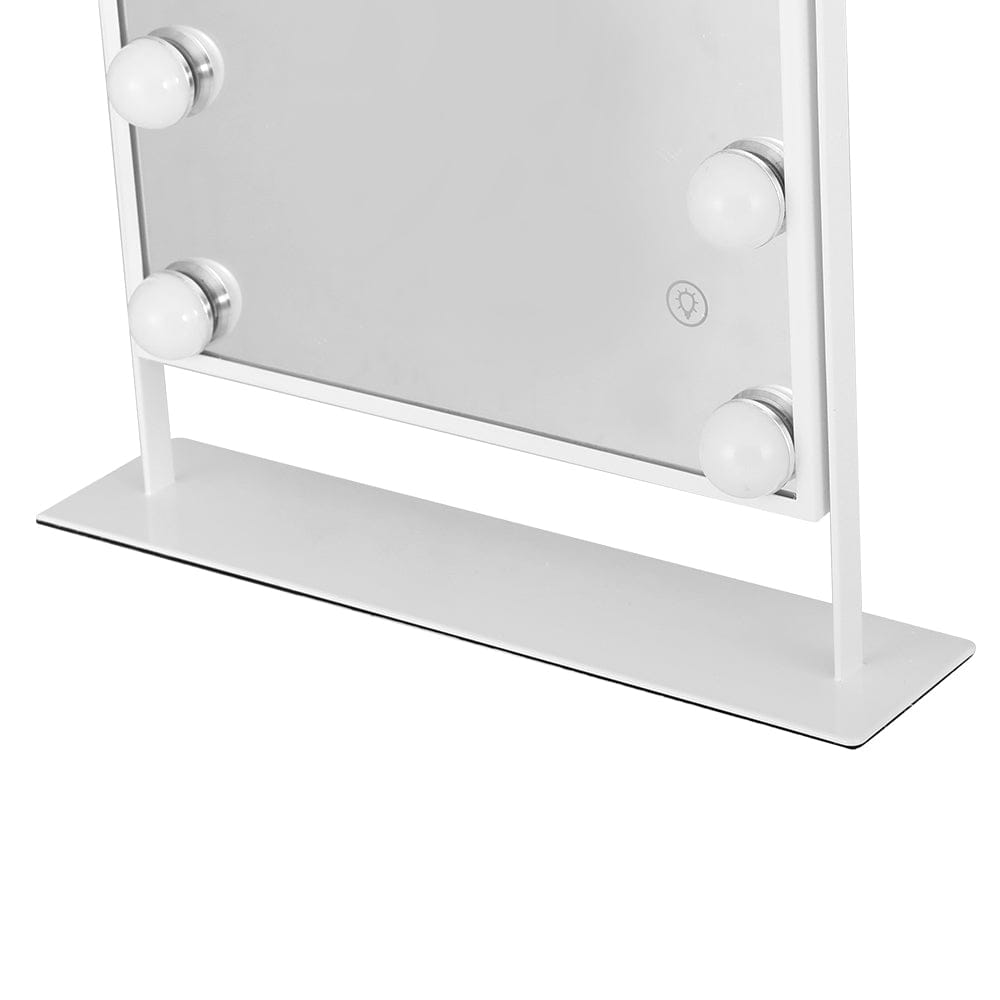 Embellir Home & Garden > Decor > Mirrors Embellir Bluetooth Makeup Mirror 30x40cm Hollywood Vanity with LED Light White