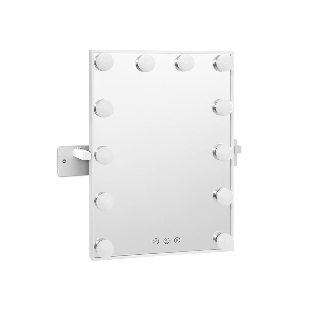 Embellir Home & Garden > Decor > Mirrors Embellir Hollywood Wall mirror Makeup Mirror With Light Vanity 12 LED Bulbs