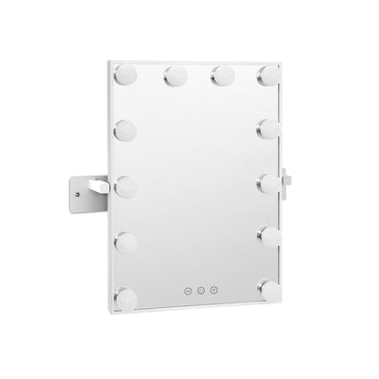 Embellir Home & Garden > Decor > Mirrors Embellir Hollywood Wall mirror Makeup Mirror With Light Vanity 12 LED Bulbs