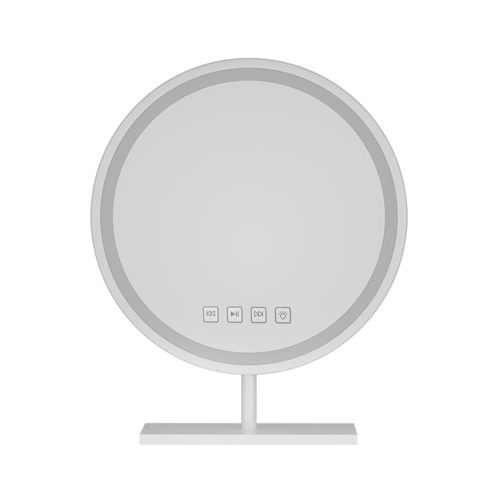 Embellir Home & Garden > Decor > Mirrors Embellir Makeup Mirror 40x40cm Hollywood Vanity with LED Light Tabletop Round