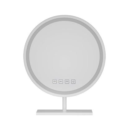 Embellir Home & Garden > Decor > Mirrors Embellir Makeup Mirror 40x40cm Hollywood Vanity with LED Light Tabletop Round