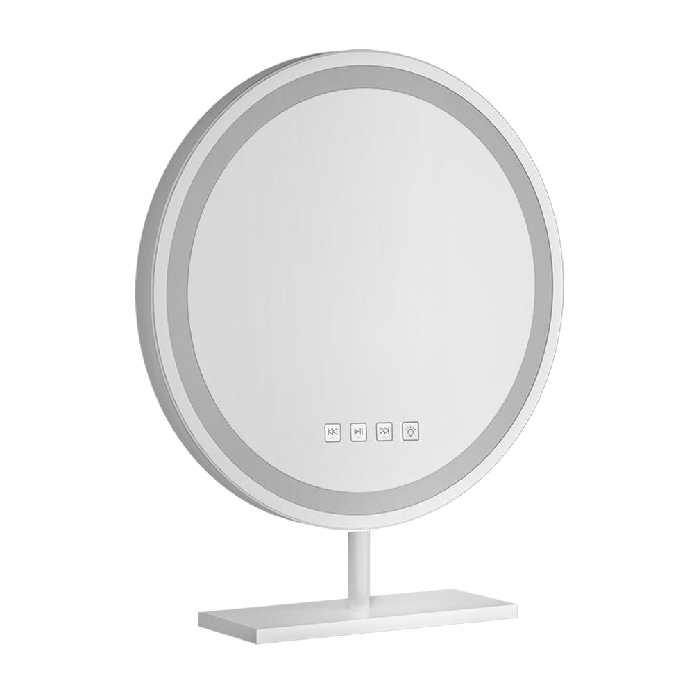 Embellir Home & Garden > Decor > Mirrors Embellir Makeup Mirror 40x40cm Hollywood Vanity with LED Light Tabletop Round