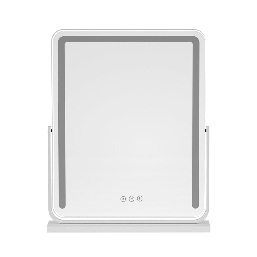 Embellir Home & Garden > Decor > Mirrors Embellir Makeup Mirror 40x50cm Hollywood Vanity with LED Light Strip Rotation