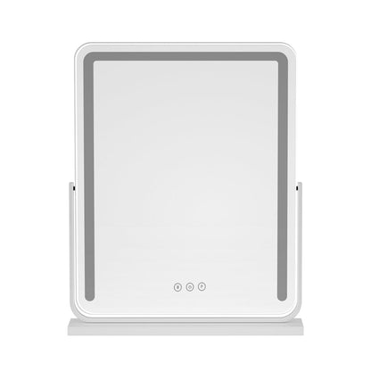 Embellir Home & Garden > Decor > Mirrors Embellir Makeup Mirror 40x50cm Hollywood Vanity with LED Light Strip Rotation