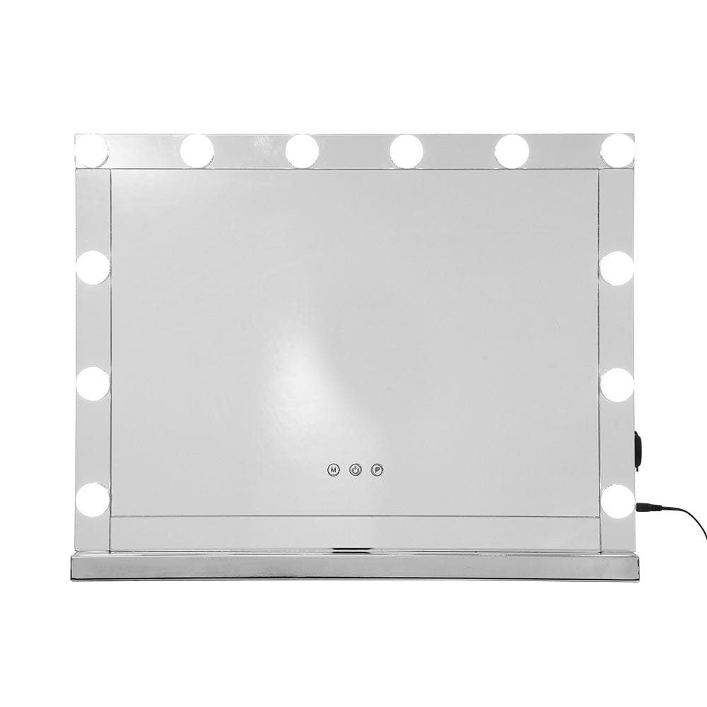 Embellir Home & Garden > Decor > Mirrors Embellir Makeup Mirror Hollywood with Light Frame Vanity Dimmable Wall 12 LED