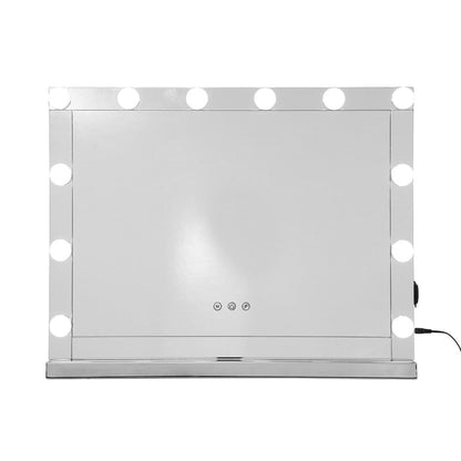 Embellir Home & Garden > Decor > Mirrors Embellir Makeup Mirror Hollywood with Light Frame Vanity Dimmable Wall 12 LED