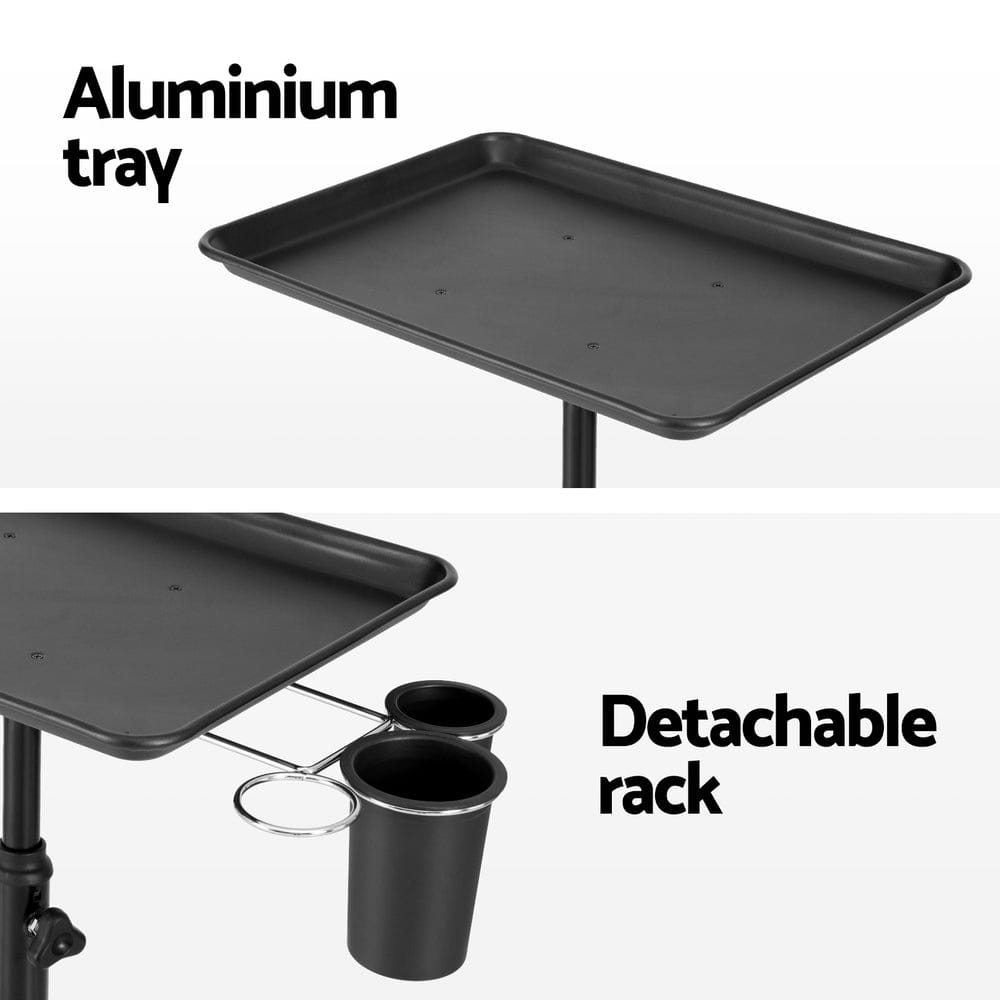 Embellir Tools > Tools Storage > Utility Trolleys Embellir Salon Trolley Cart Spa Beauty Rolling Tray Hairdressing Storage 5-wheel